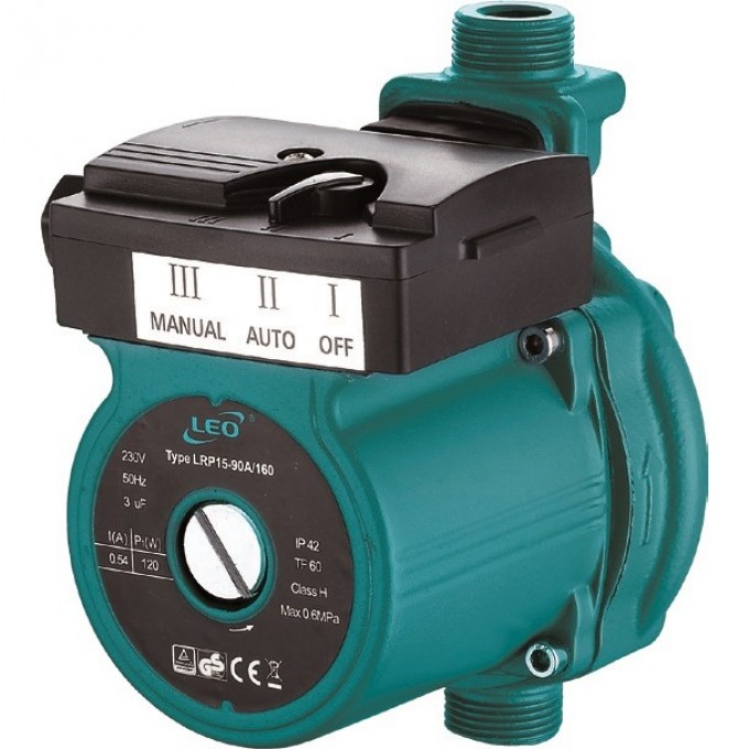 Насос циркуляционный LEO LRP 15-50/130 L3085 Насос циркуляционный LEO LRP 15-50/130 L3085