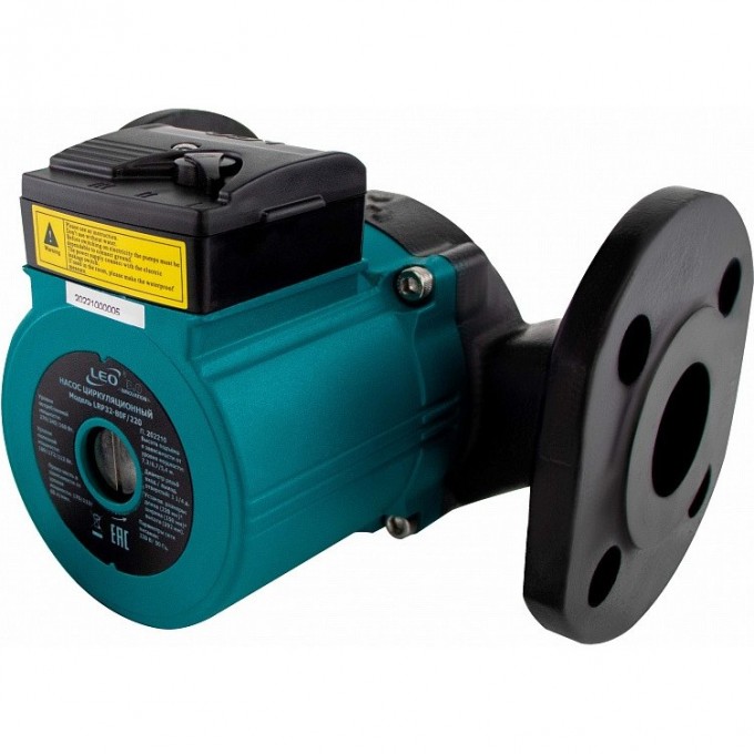 Насос циркуляционный LEO LRP 32-80F/220 (270Вт, 170л/мин, Н-7.3м, фланец 32мм, d трубы 1 1/4") фланцевый L12163 Насос циркуляционный LEO LRP 32-80F/220 (270Вт, 170л/мин, Н-7.3м, фланец 32мм, d трубы 1 1/4") фланцевый L12163